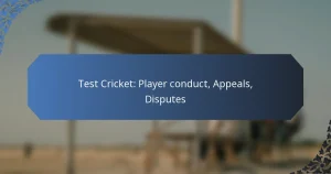 Test Cricket: Player conduct, Appeals, Disputes