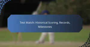 Test Match: Historical Scoring, Records, Milestones