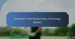Test Match: Third Umpire Roles, Technology, Reviews